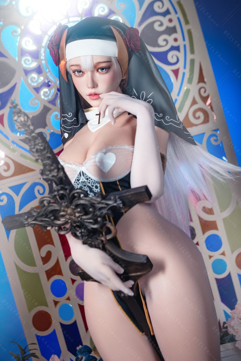 ninfea muñeca sexual (Bezlya Doll Copa E de 155 cm (silicona 2,2 CF)