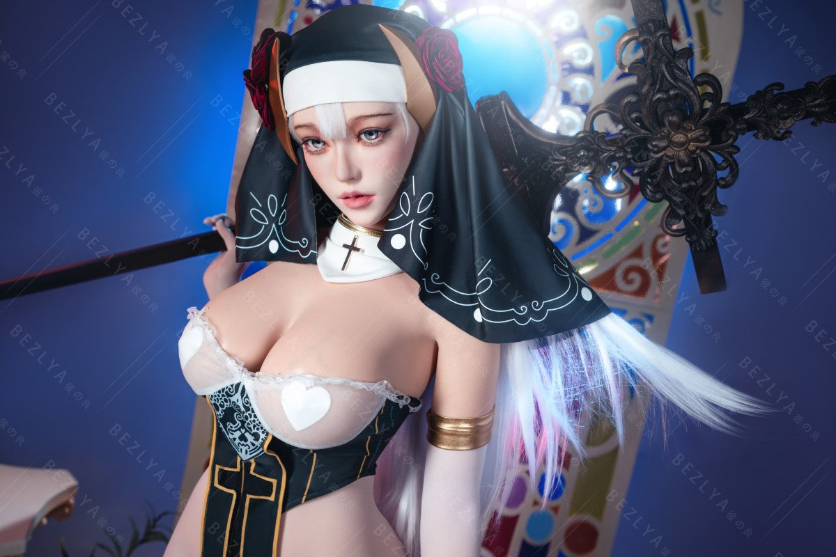 ninfea muñeca sexual (Bezlya Doll Copa E de 155 cm (silicona 2,2 CF)