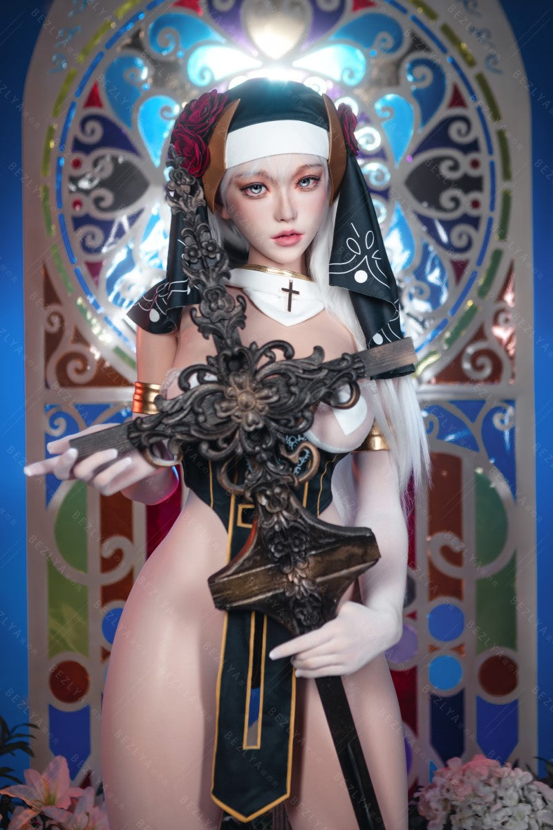 ninfea muñeca sexual (Bezlya Doll Copa E de 155 cm (silicona 2,2 CF)