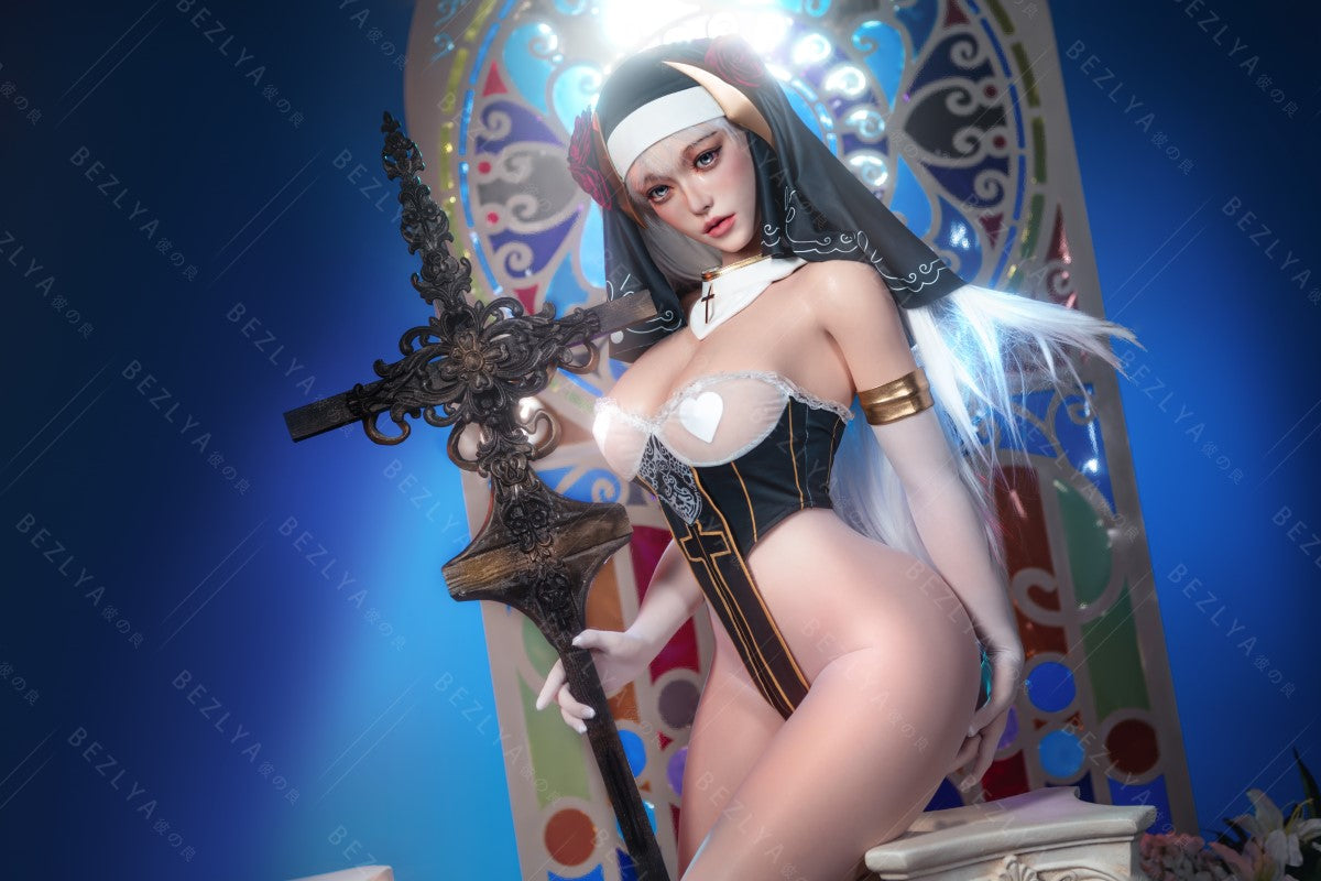 ninfea muñeca sexual (Bezlya Doll Copa E de 155 cm (silicona 2,2 CF)