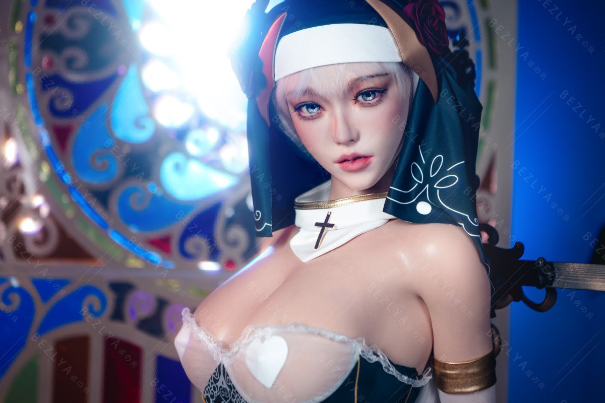 ninfea muñeca sexual (Bezlya Doll Copa E de 155 cm (silicona 2,2 CF)