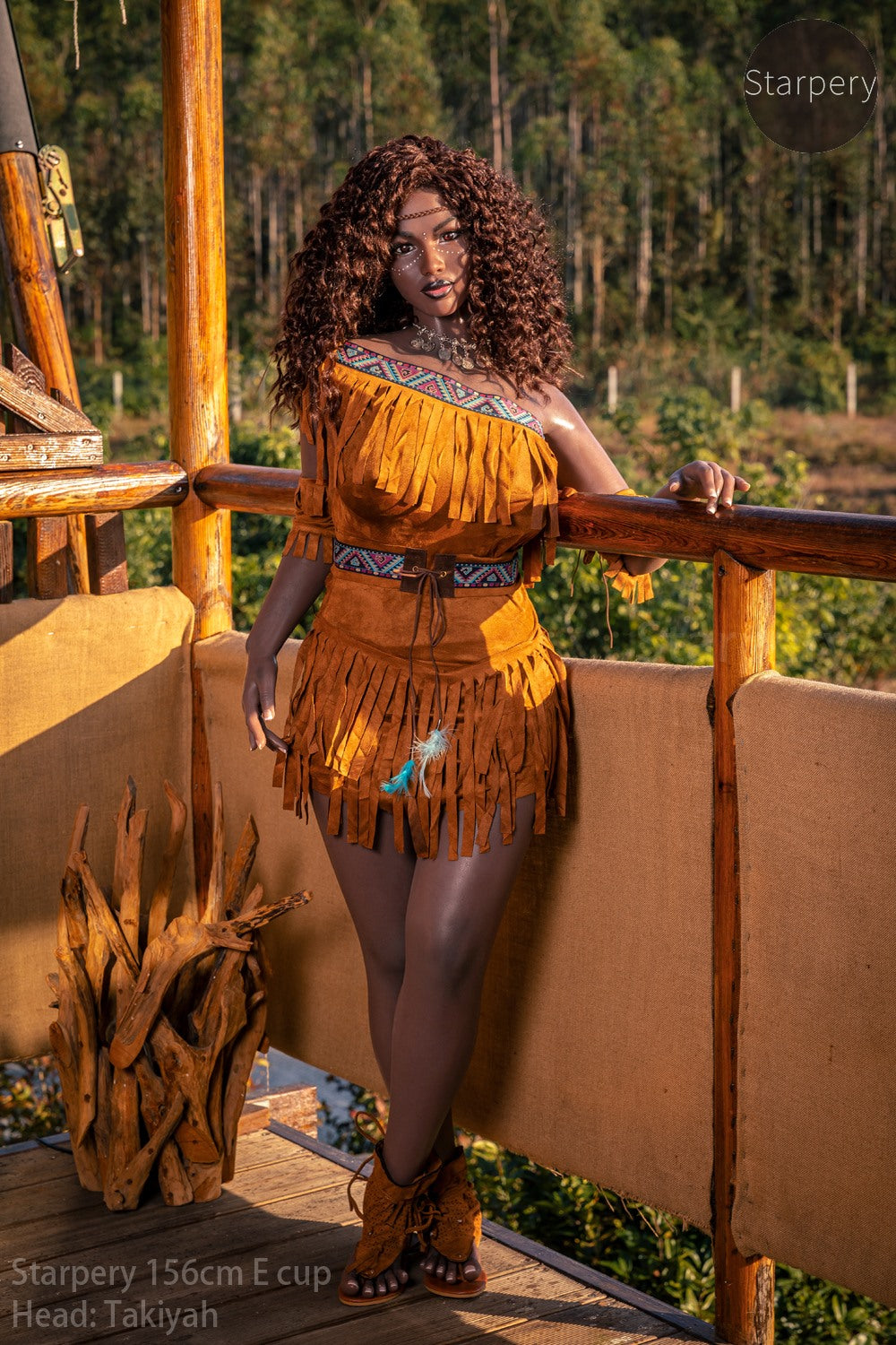 Boneca sexual Takiyah (Starpery Copo G de 156cm TPE+Silicone)