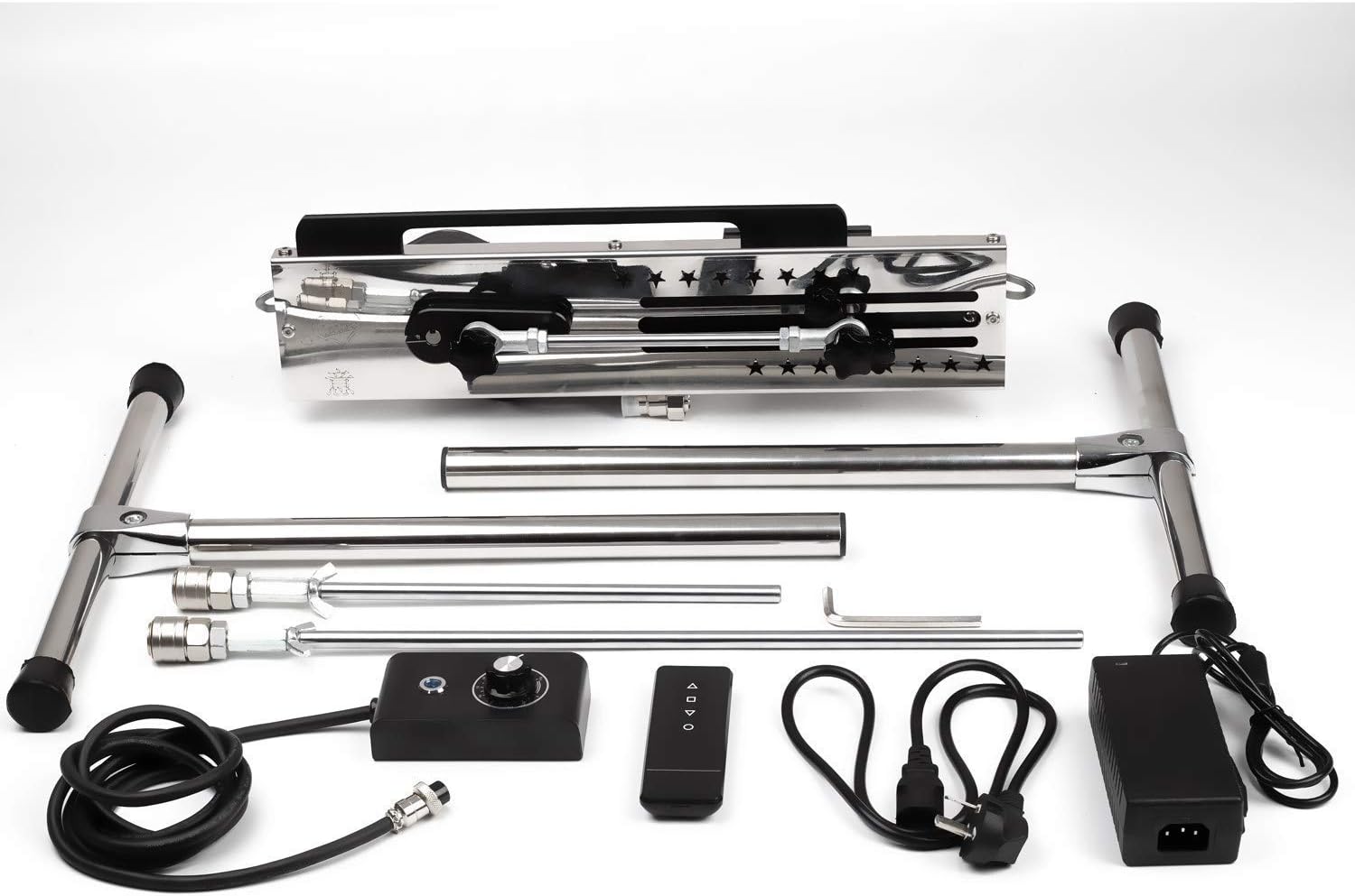 Máquina de sexo profissional com velocidade ajustável e controle duplo - motor 120W