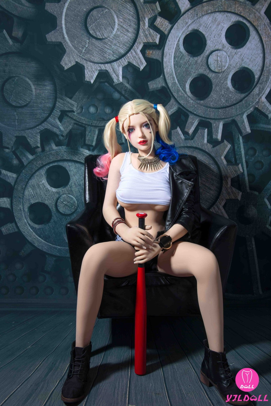 harley quinn muñeca sexual (YJL Doll 168 cm Copa C #31 TPE)