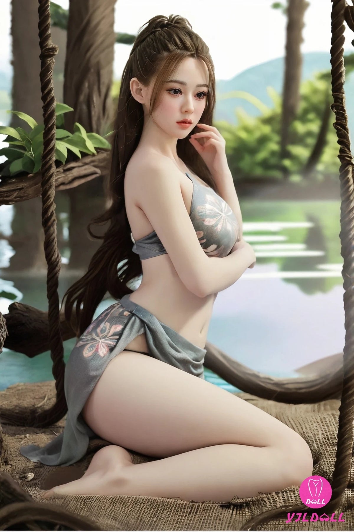 Boneca Sexual Elliot (YJL Doll Copo E de 168cm #402 TPE+Silicone)