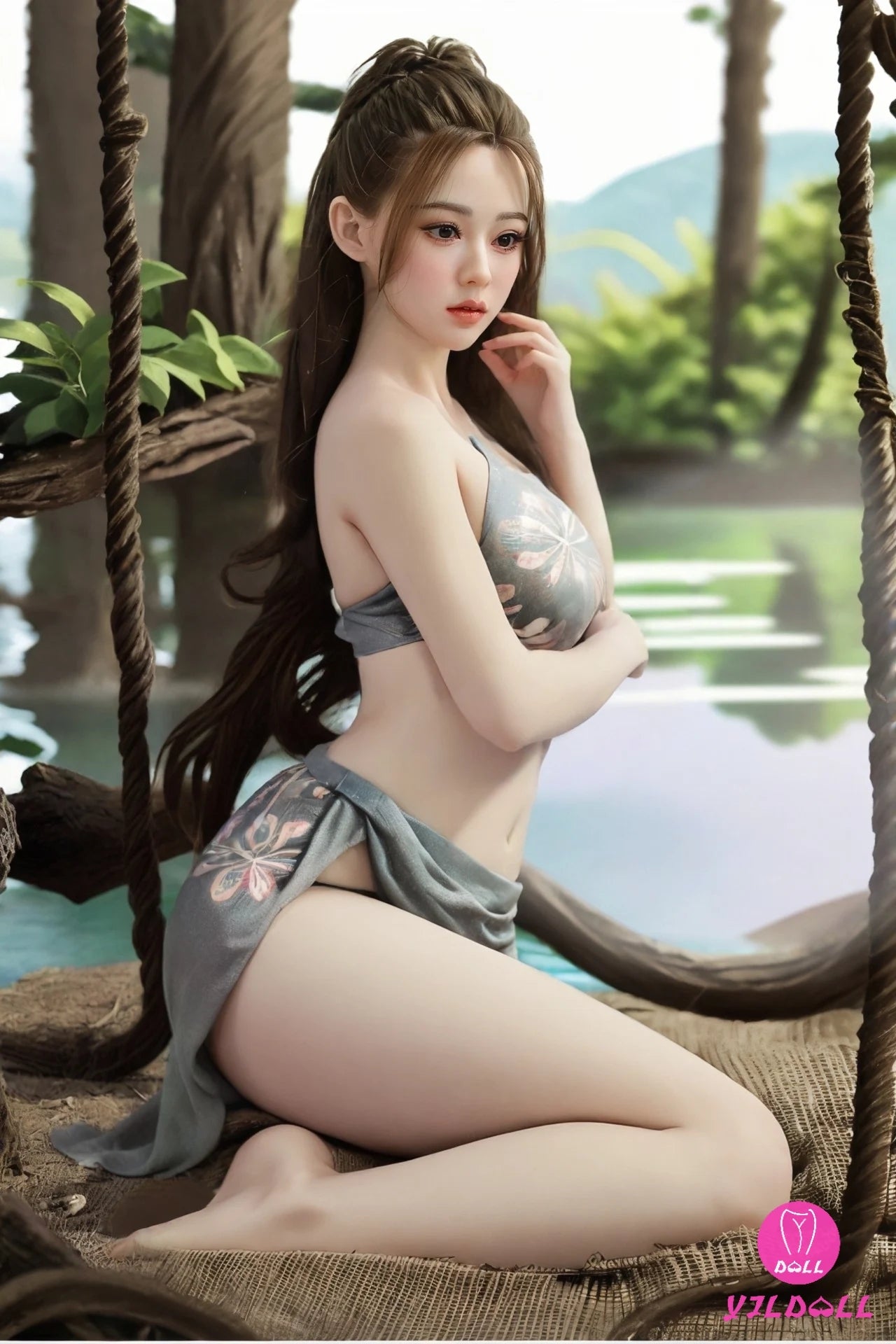 Boneca Sexual Elliot (YJL Doll Copo E de 168cm #402 TPE+Silicone)