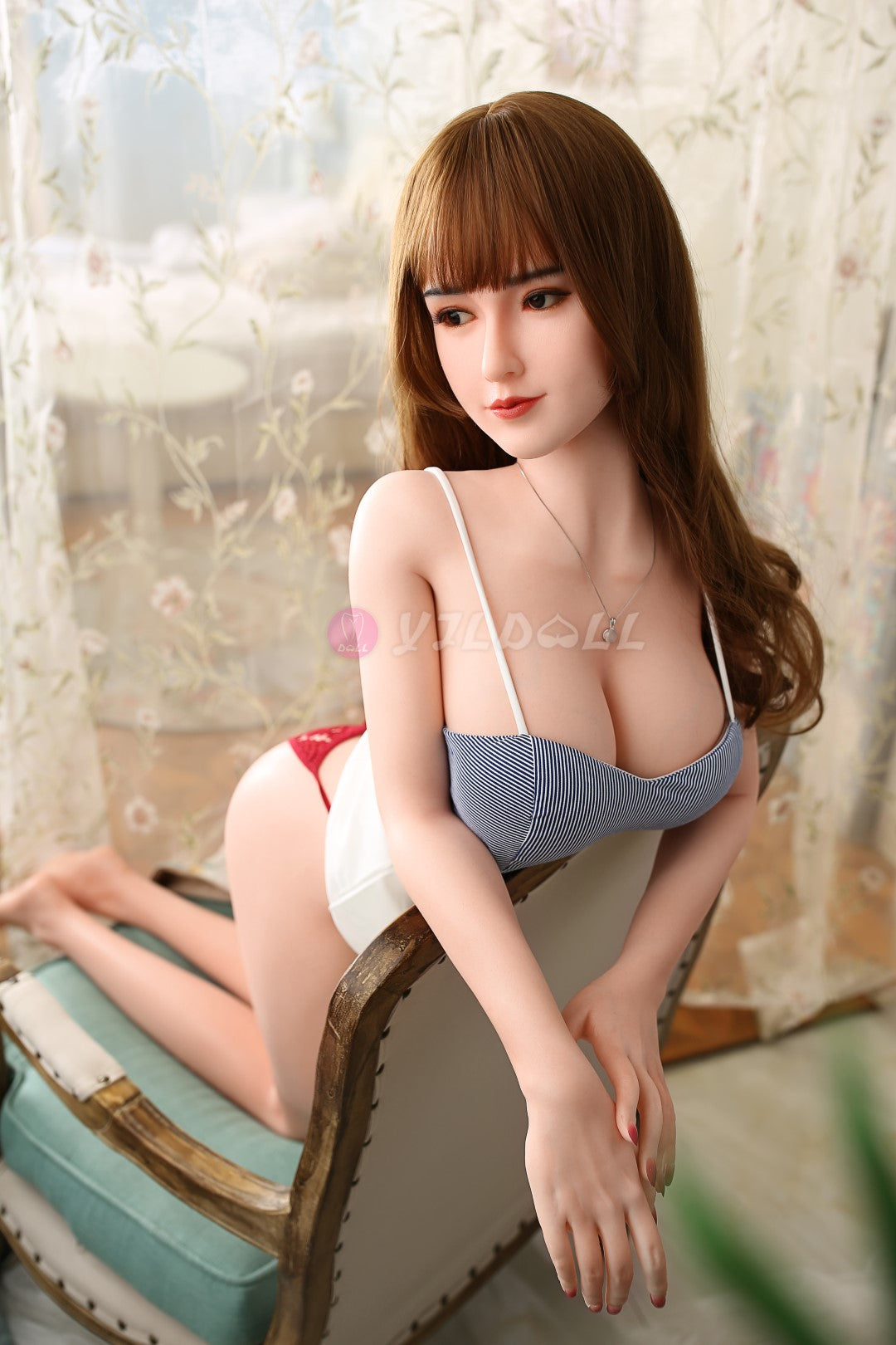 Zhu Ling muñeca sexual (YJL Doll 163cm F-CUP #819 Silicona)
