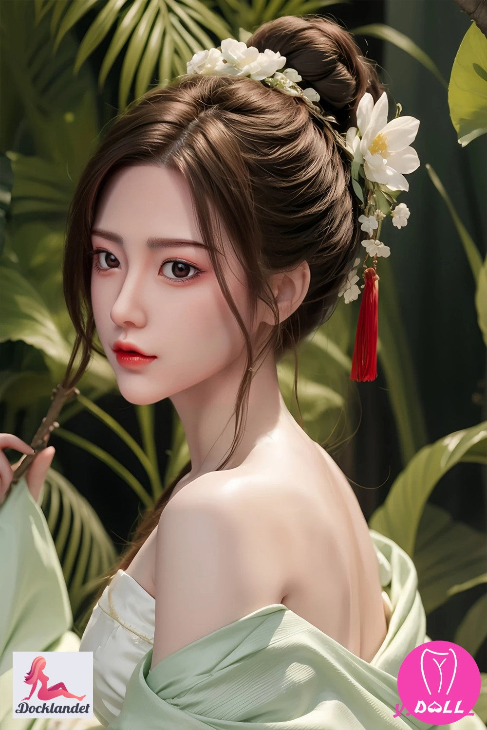 Boneca sexual Fan Jing (YJL Doll Copo D de 165cm #449 Silicone)