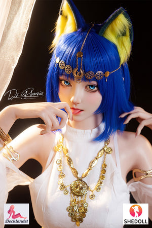Boneca sexual ankha (SHEDOLL 168cm D-CUP #SH192 2.0 Silicone)