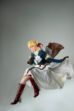 Boneca sexual violeta (Game Lady 156cm D-kupa Anime No.12 silicone)