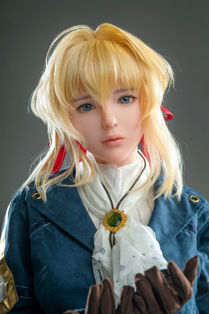 Boneca sexual violeta (Game Lady 156cm D-kupa Anime No.12 silicone)
