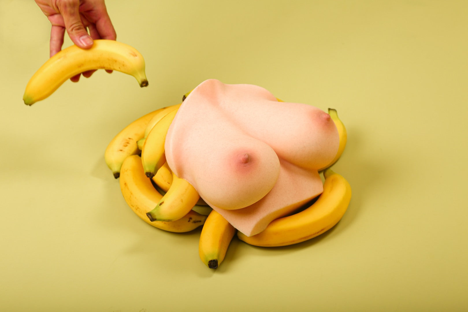 Seios (m) boneca sexual do tronco (Climax Doll Pro D-Kupa Silicone)