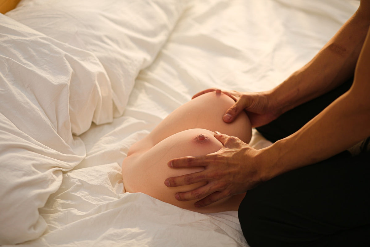 Pecho (L) Torso muñeca sexual (Climax Doll Copa Pro F Silicona)