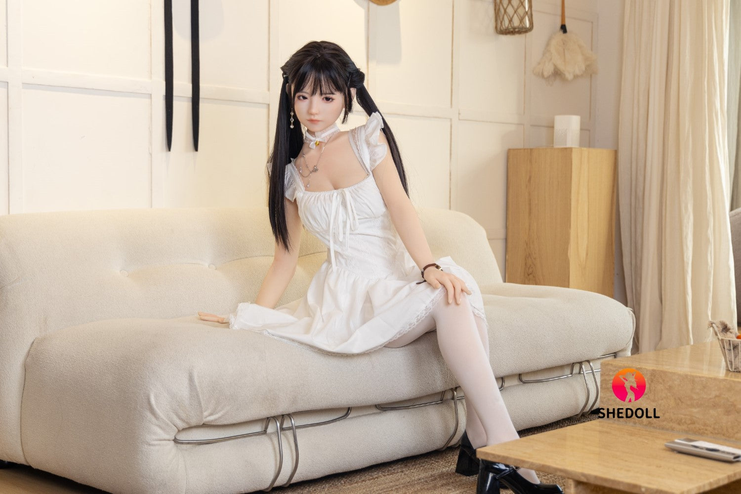 Freya muñeca sexual (SHEDOLL Copa E de 156 cm #SH060 2.0 TPE+Silicona)