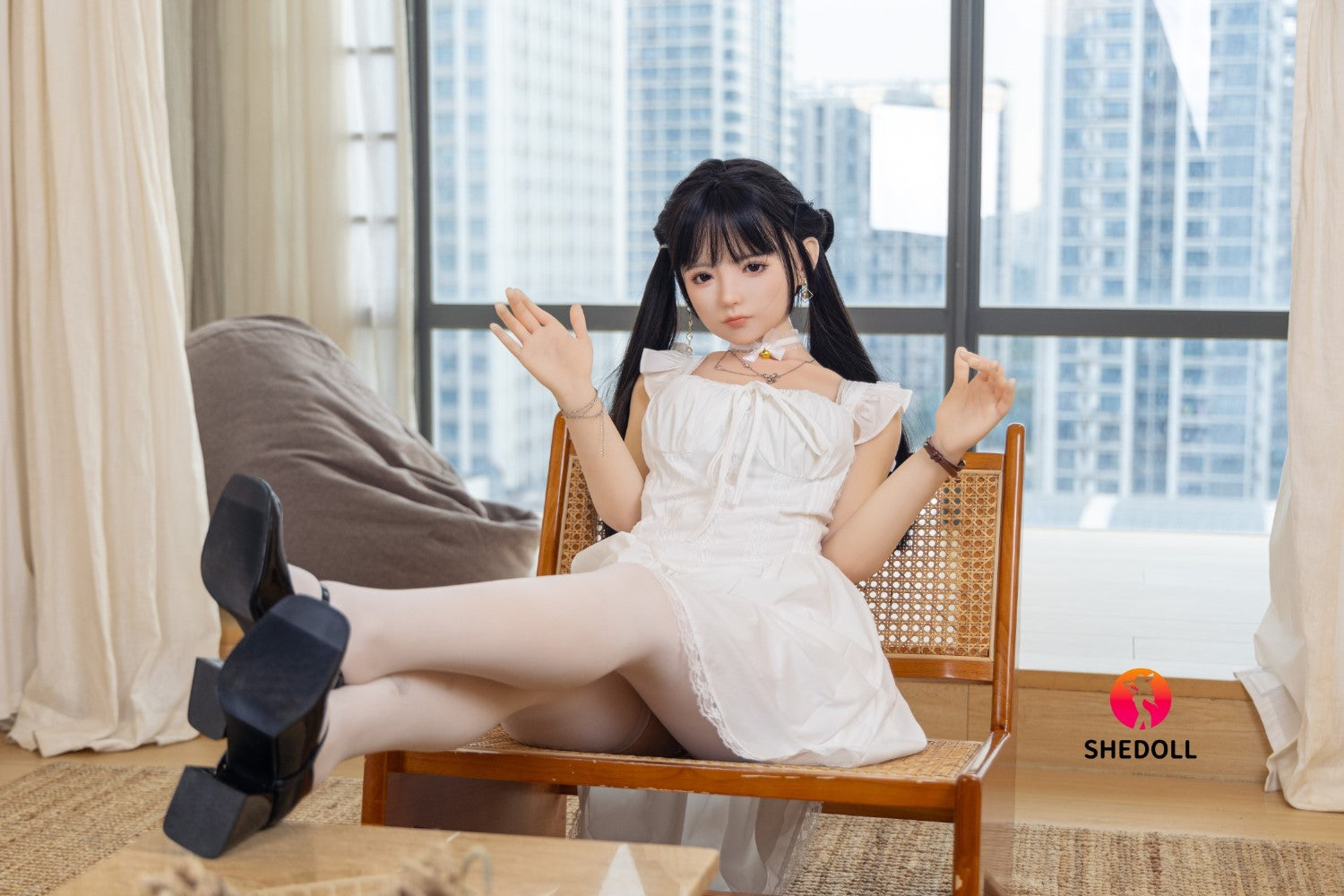 Freya muñeca sexual (SHEDOLL Copa E de 156 cm #SH060 2.0 TPE+Silicona)