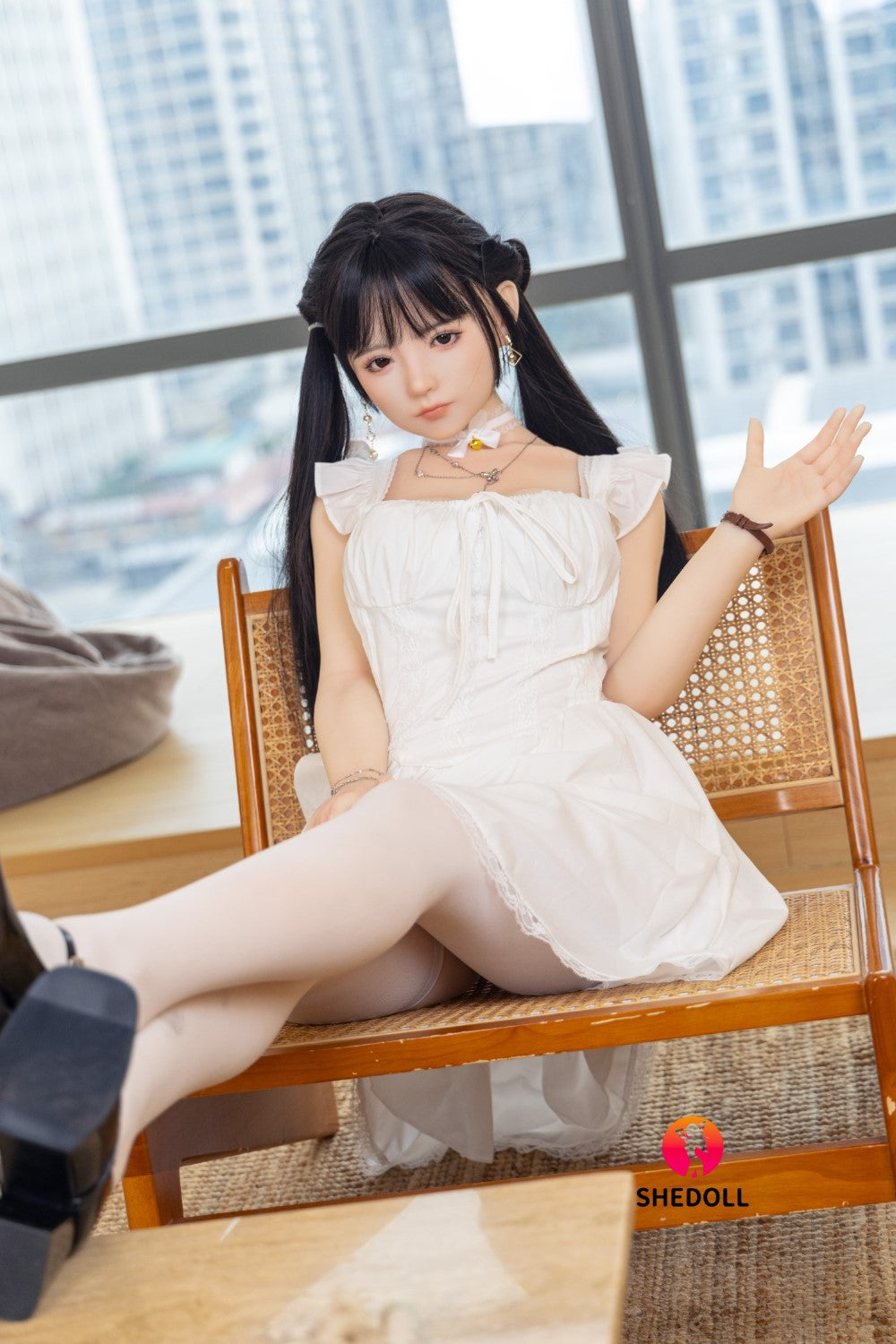 Freya muñeca sexual (SHEDOLL Copa E de 156 cm #SH060 2.0 TPE+Silicona)