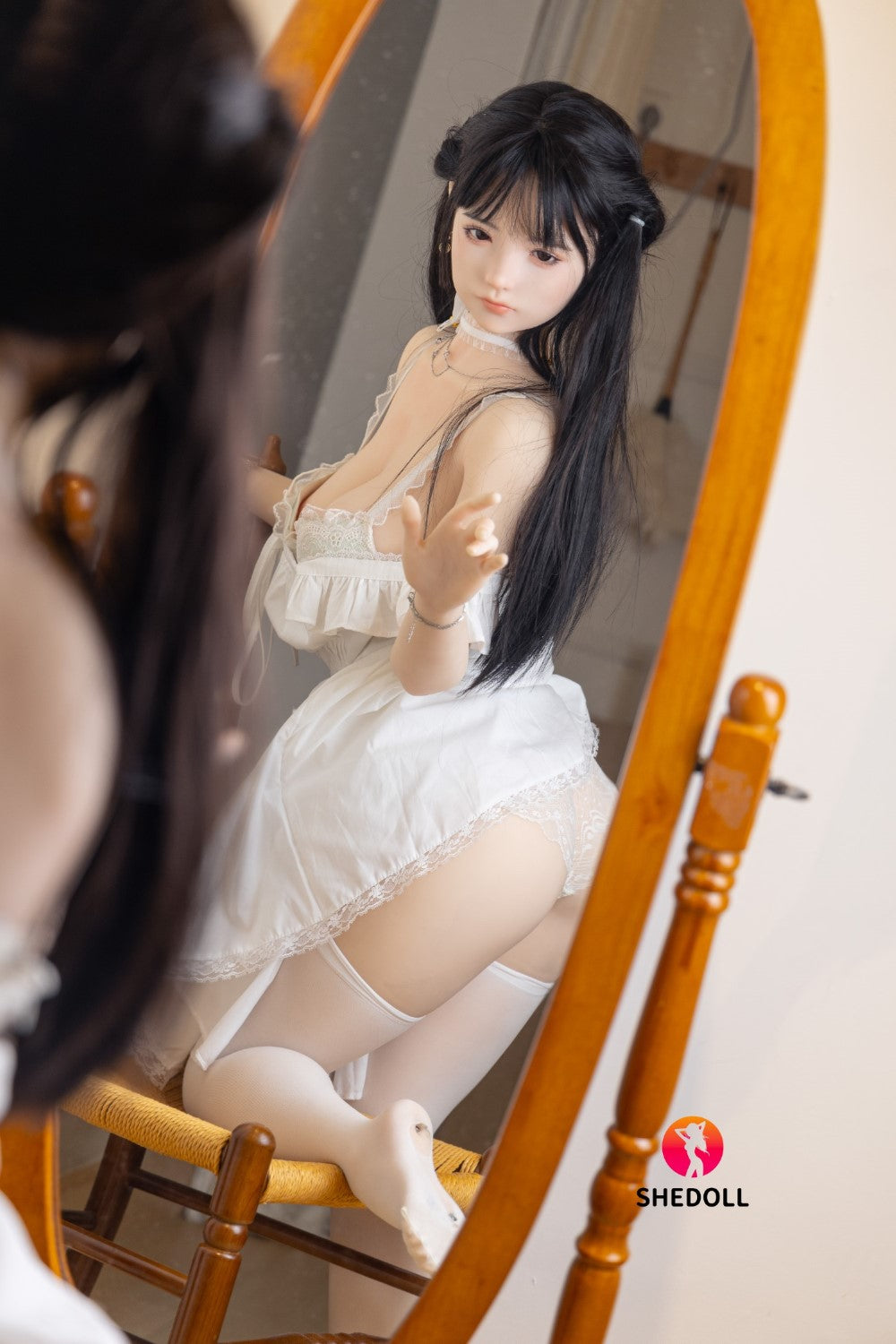 Freya muñeca sexual (SHEDOLL Copa E de 156 cm #SH060 2.0 TPE+Silicona)