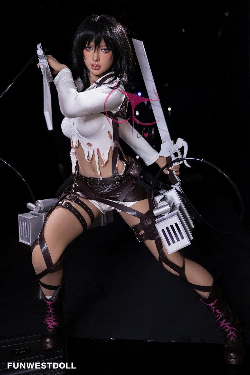 Mikasa Chloe muñeca sexual (FunWest Doll 159cm A-CUP #035 TPE)