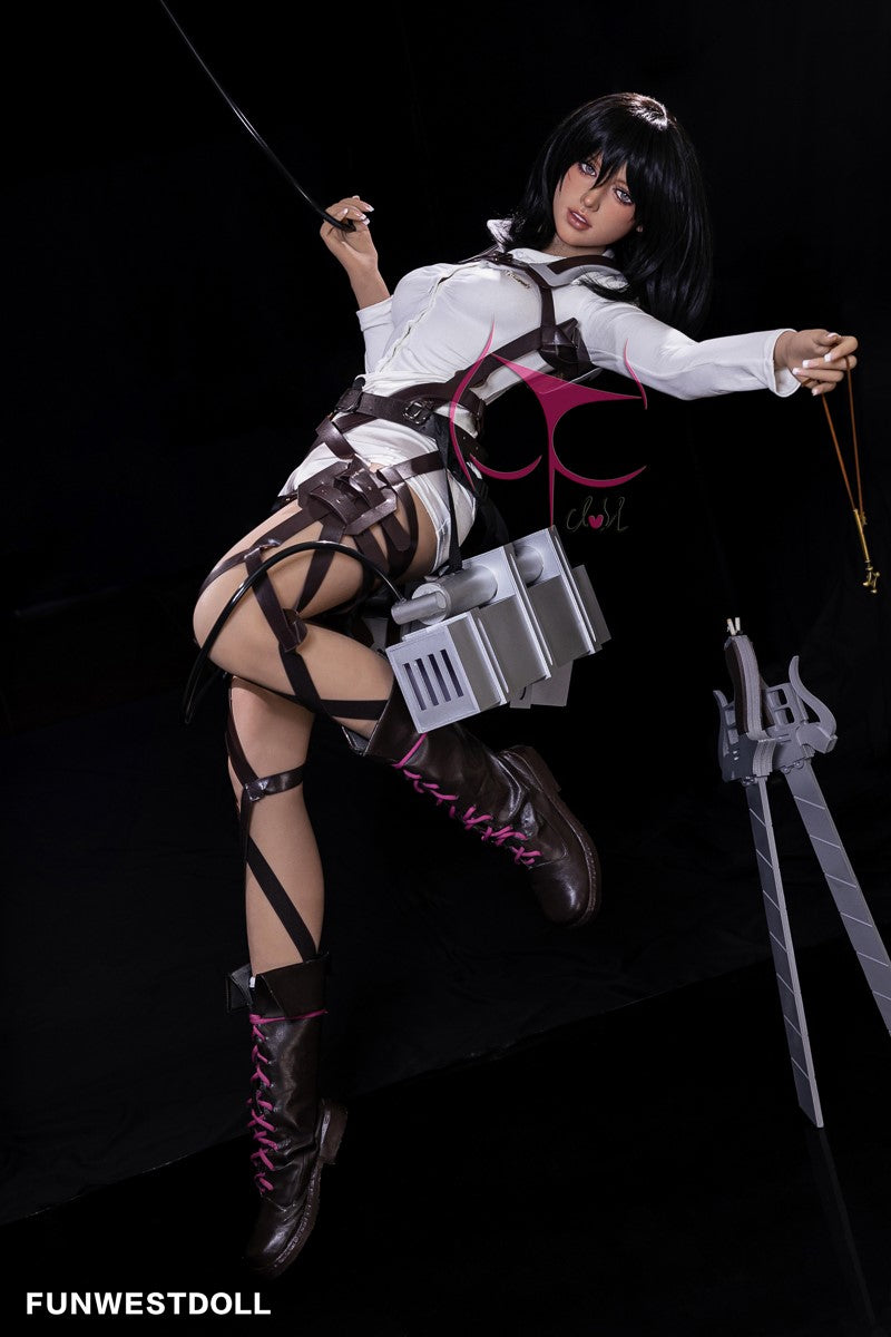 Boneca sexual Mikasa Chloe (FunWest Doll Copo A de 159cm #035 TPE)