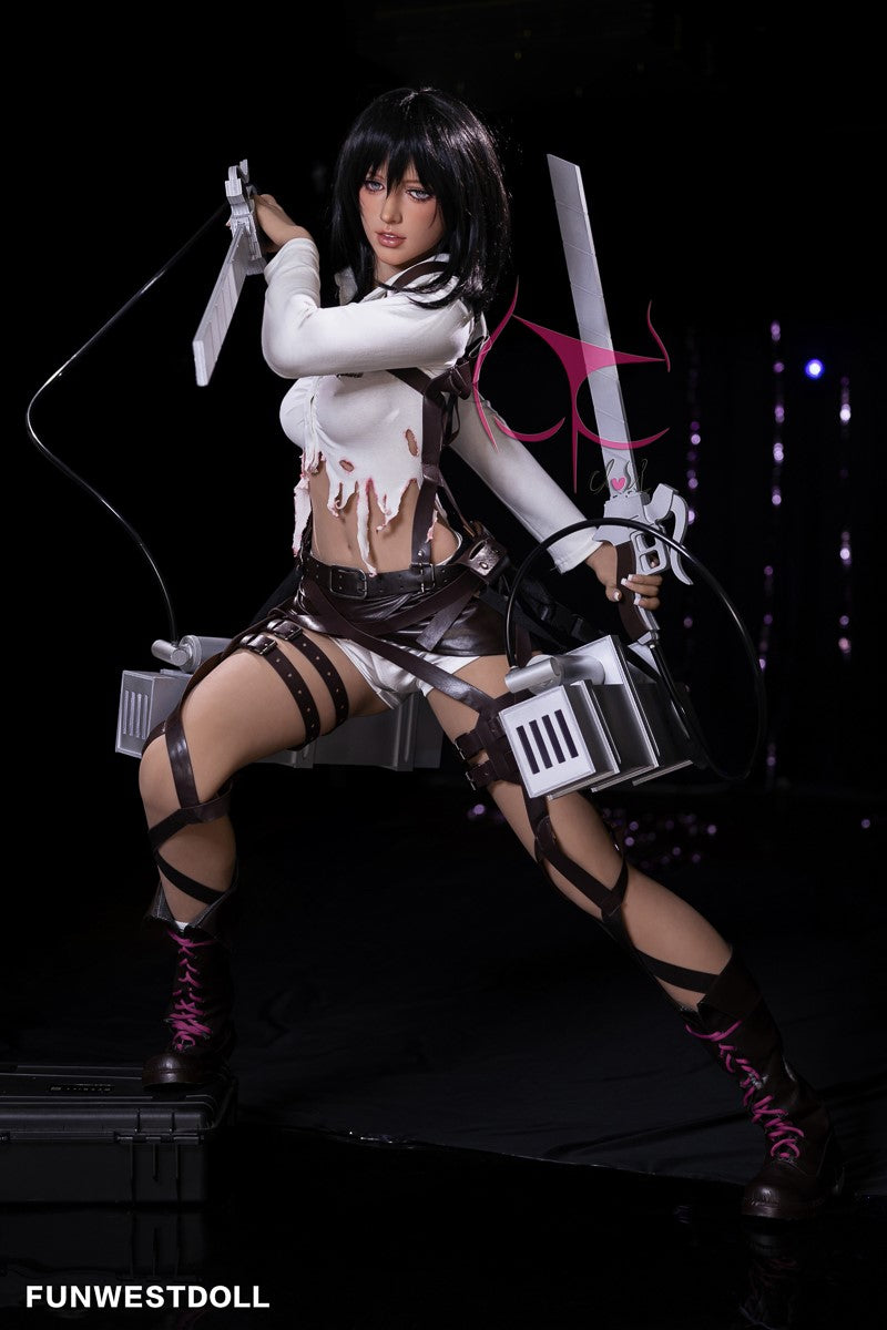 Boneca sexual Mikasa Chloe (FunWest Doll Copo A de 159cm #035 TPE)