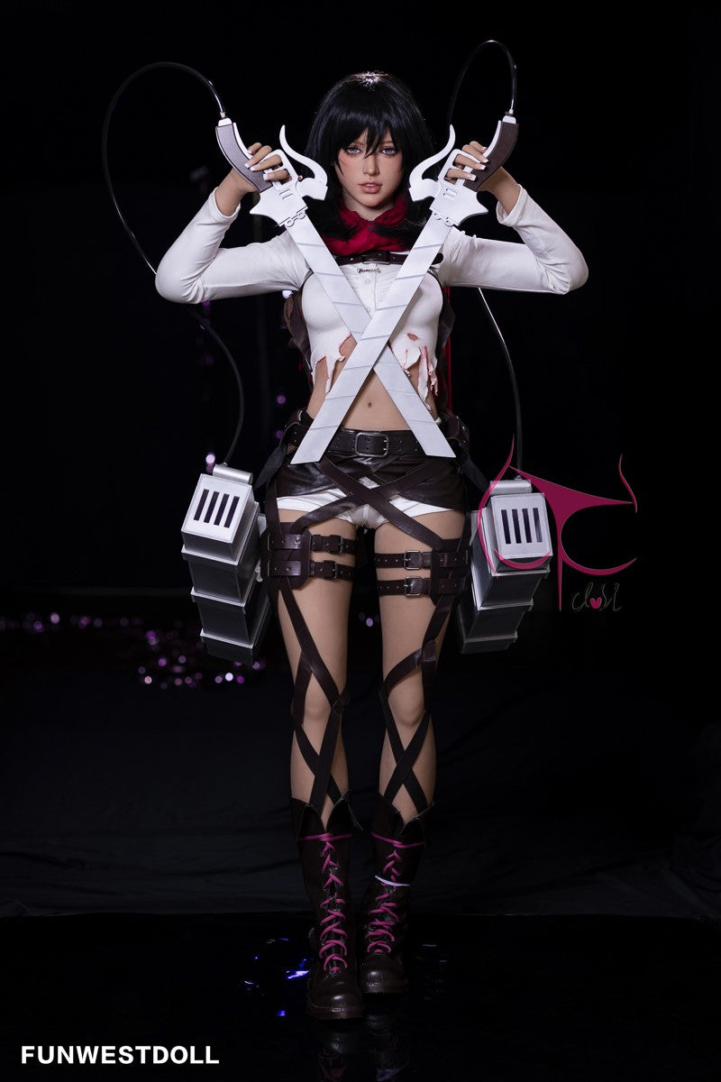 Boneca sexual Mikasa Chloe (FunWest Doll Copo A de 159cm #035 TPE)