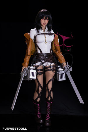 Boneca sexual de Mikasa Chloe (FunWest Doll 159cm A-Cup #035 TPE)
