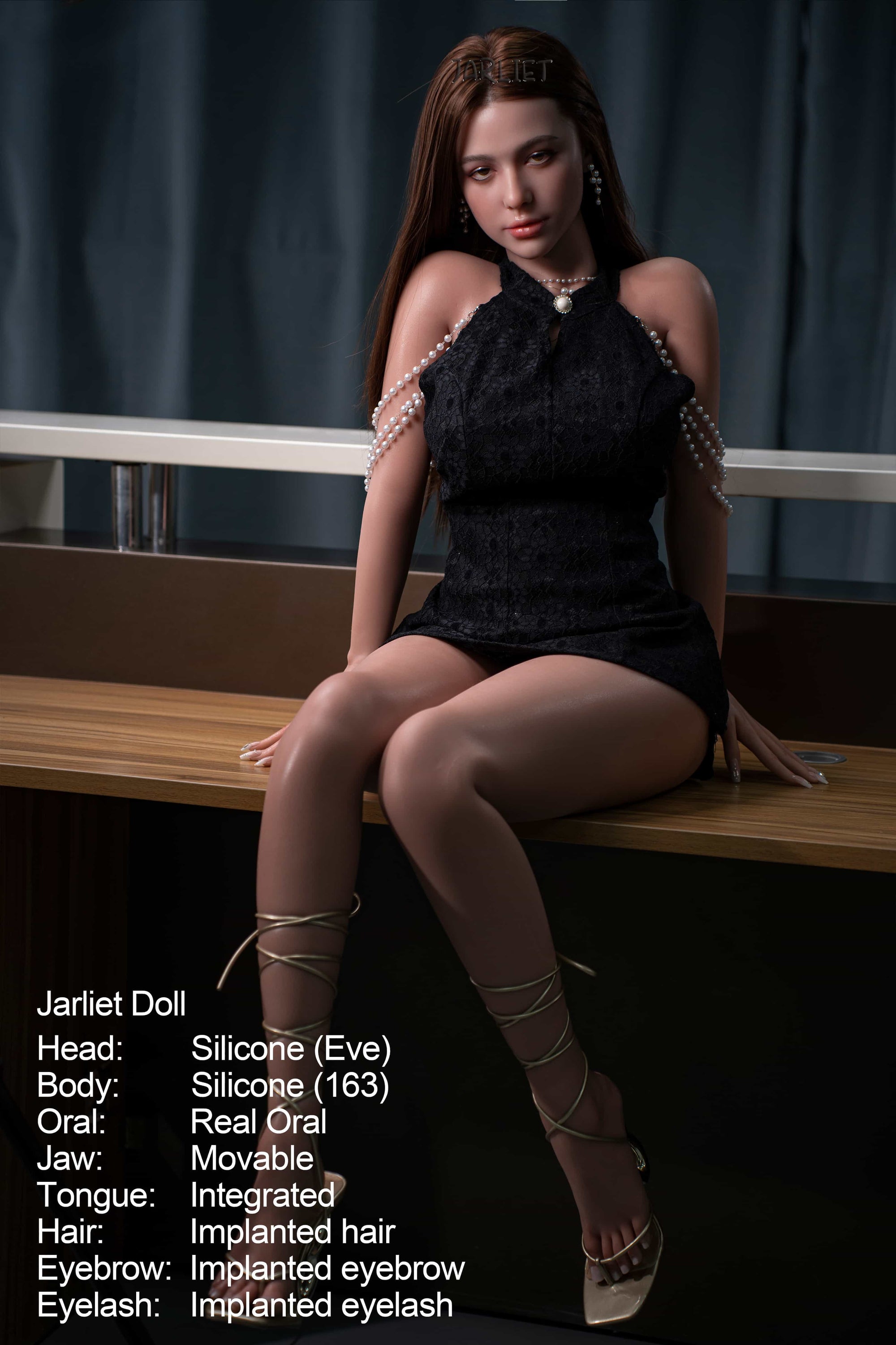 Víspera muñeca sexual (Jarliet Silicona D-Cup de 163 cm)