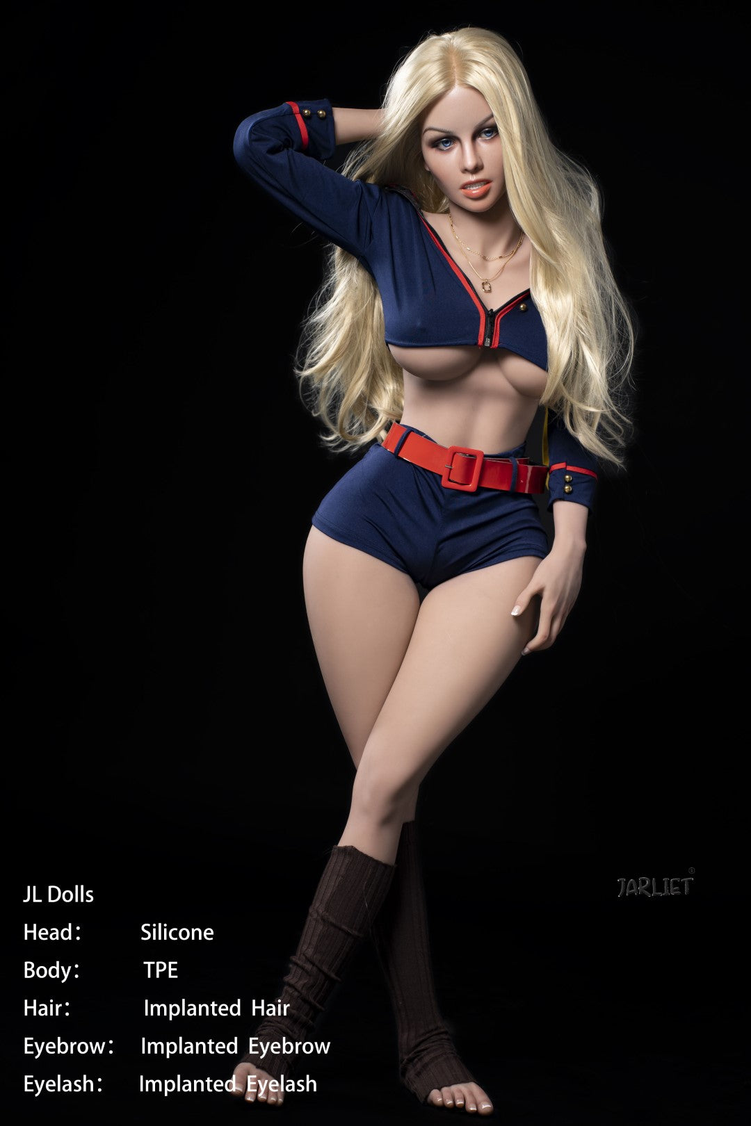 blanca muñeca sexual (Jarliet 148cm E-Cup TPE+Silicona)