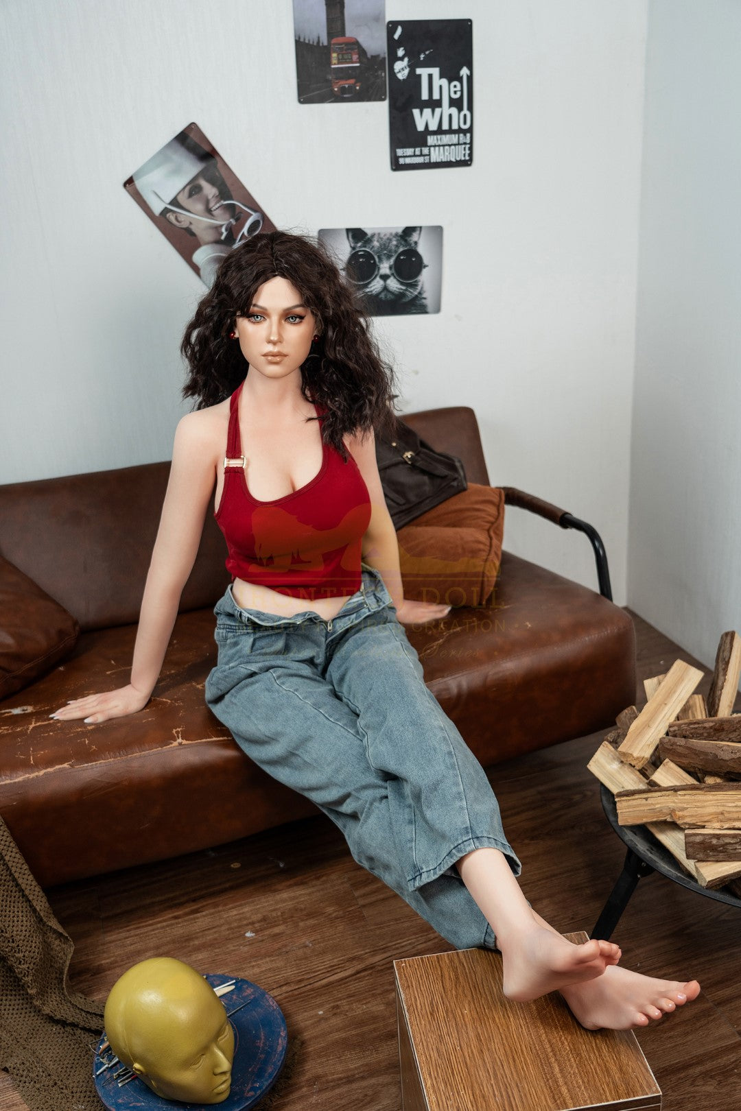 Flora muñeca sexual (Irontech Doll 166 cm Copa C S38 Silicona)