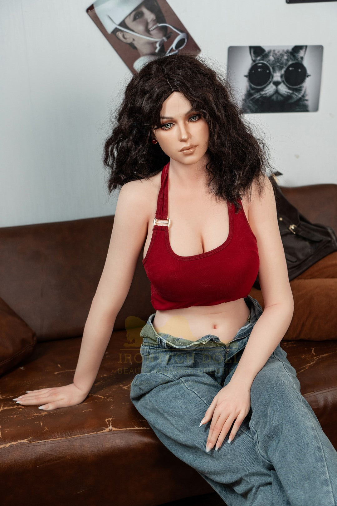 Flora muñeca sexual (Irontech Doll 166 cm Copa C S38 Silicona)