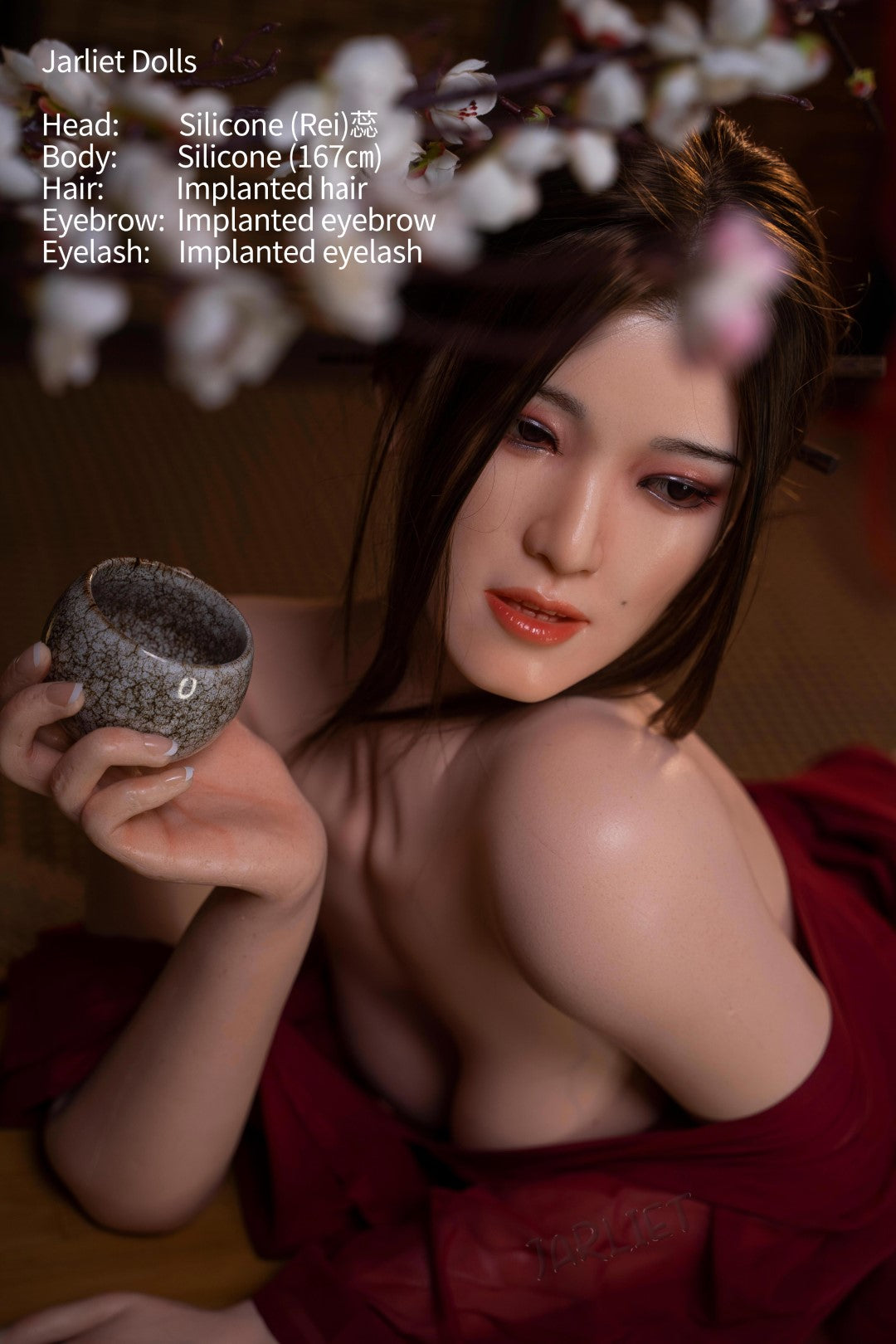 rei muñeca sexual (Jarliet 167 cm copa B de silicona)