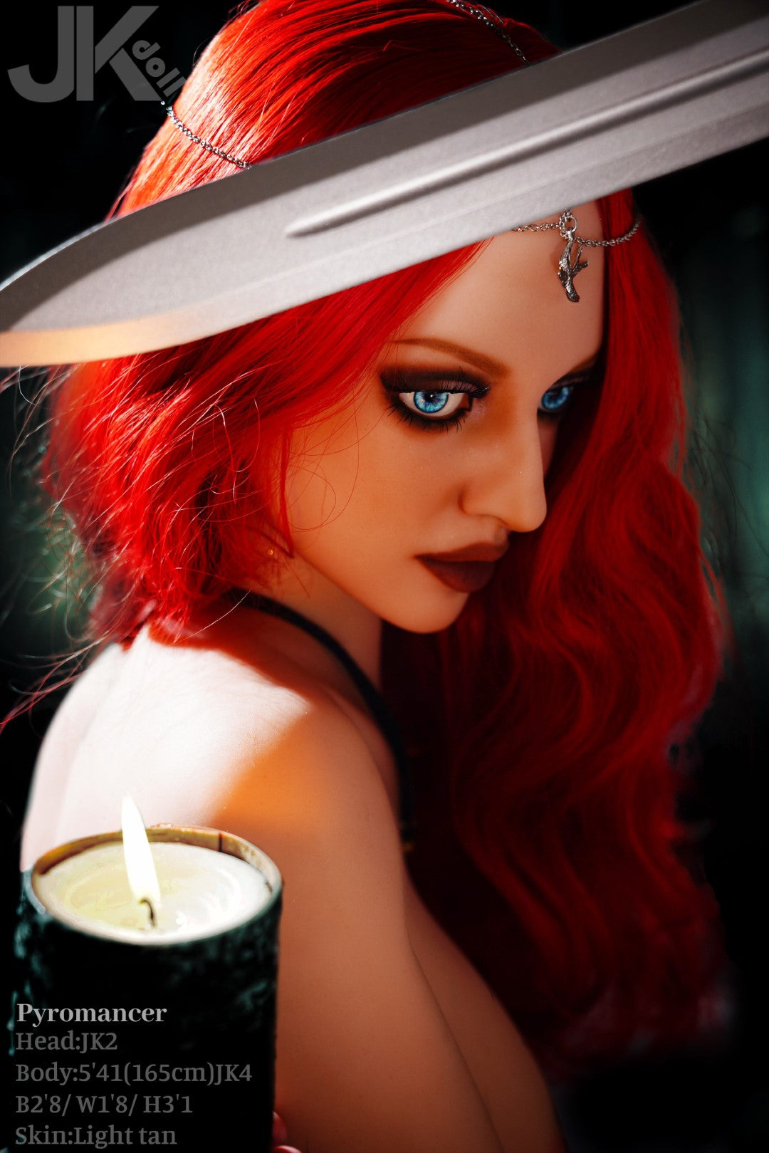 Boneca sexual piromante (JK-Doll Copa D de 165cm JK2 TPE)