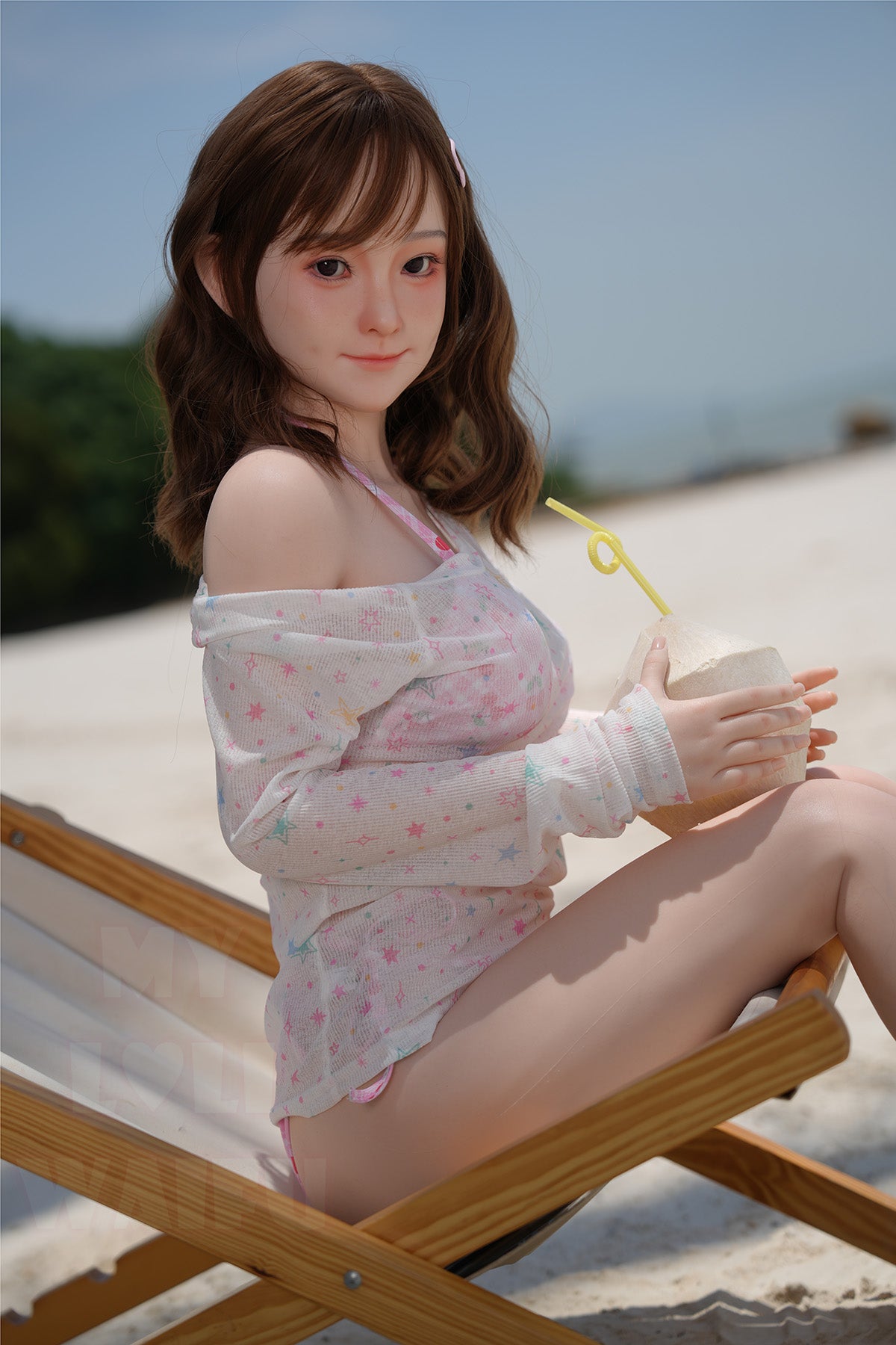 Rena boneca sexual (My Loli Waifu Copo D de 145cm #24 Silicone)