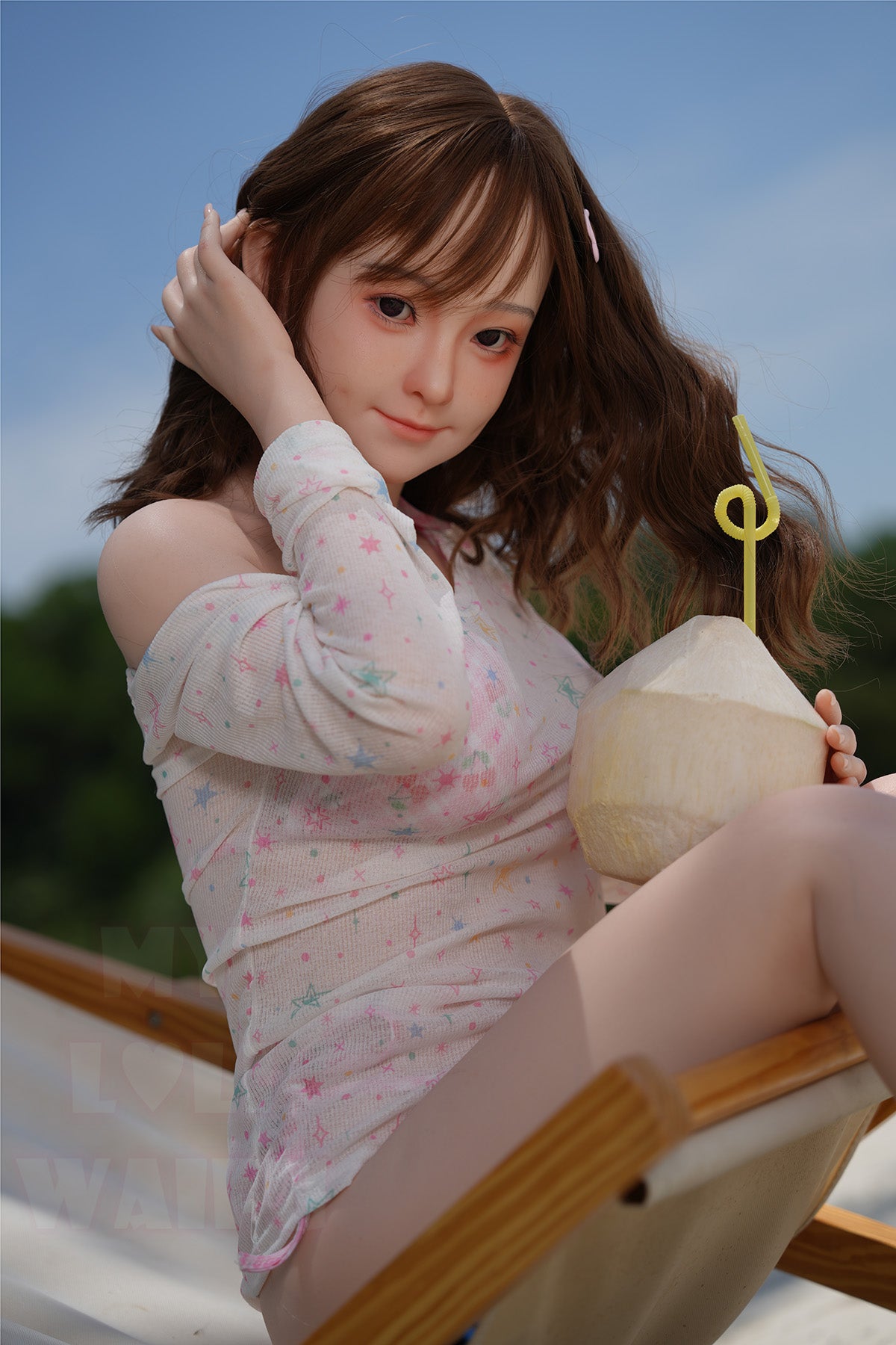 Rena boneca sexual (My Loli Waifu Copo D de 145cm #24 Silicone)