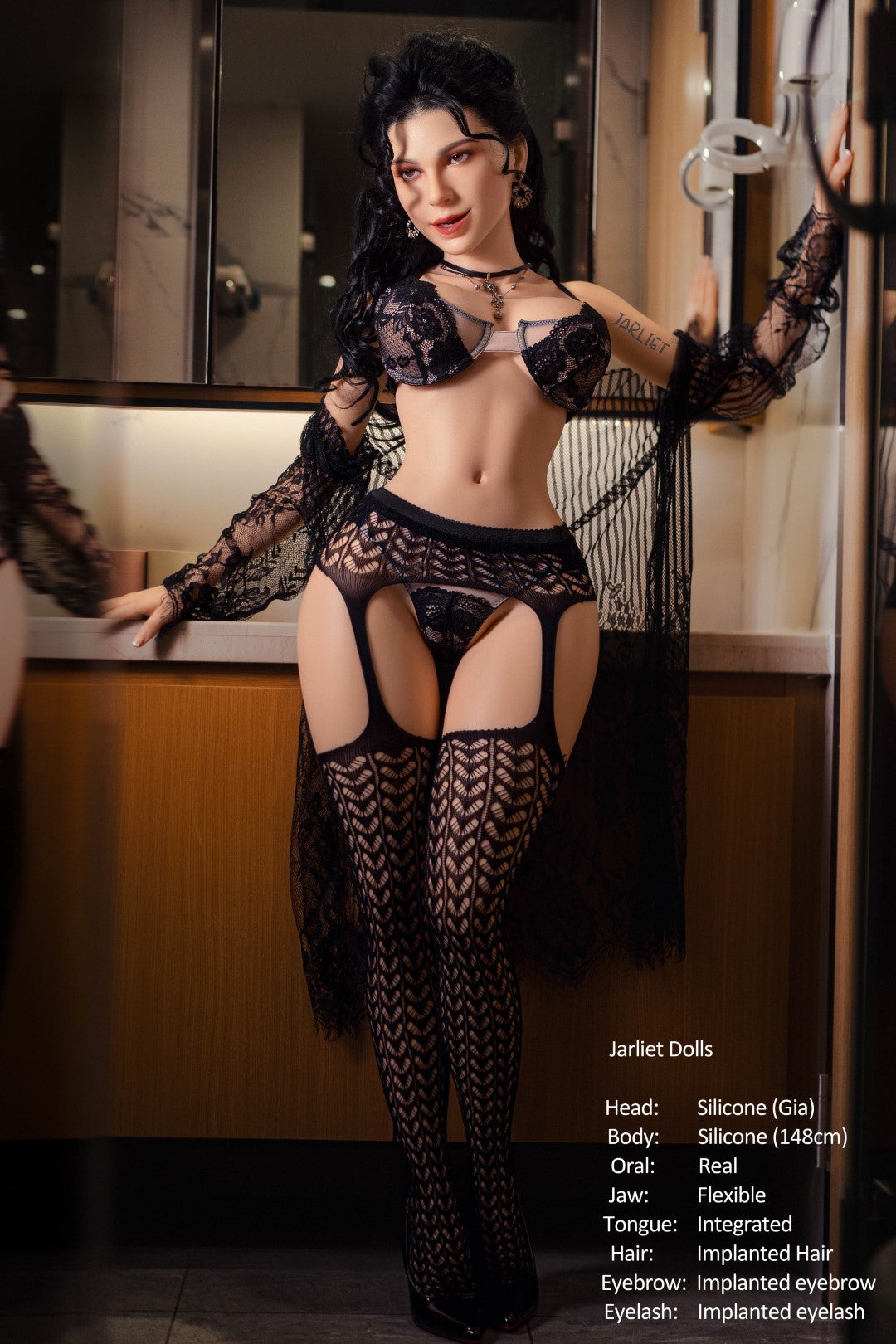 Boneca Sexual Gia (Jarliet Silicone para copo eletrônico de 148 cm)