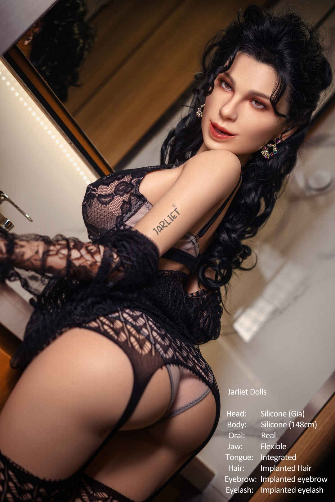 Boneca Sexual Gia (Jarliet Silicone para copo eletrônico de 148 cm)