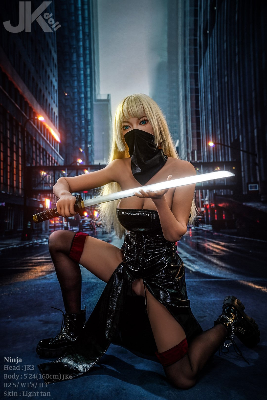 ninja muñeca sexual (JK-Doll Copa D de 160 cm JK3 TPE)