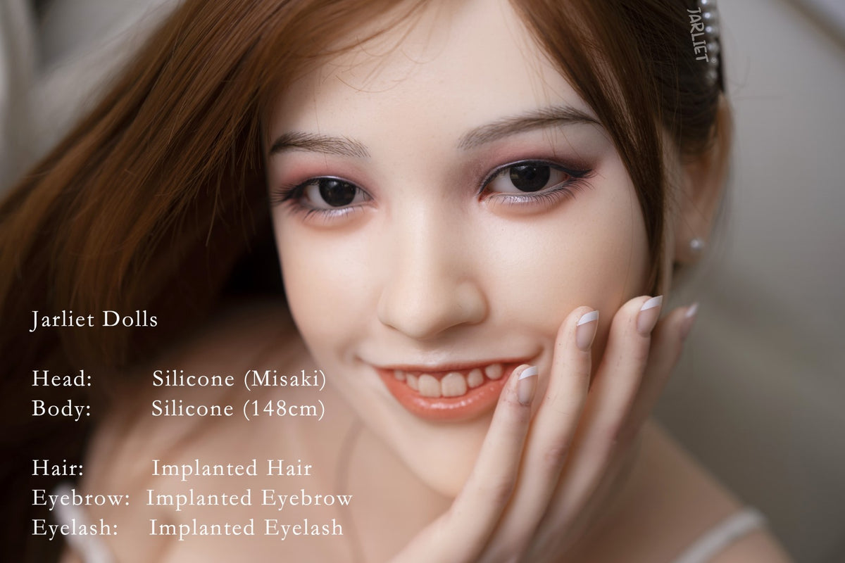 Boneca sexual Misaki (Jarliet Silicone para copo eletrônico de 148 cm)