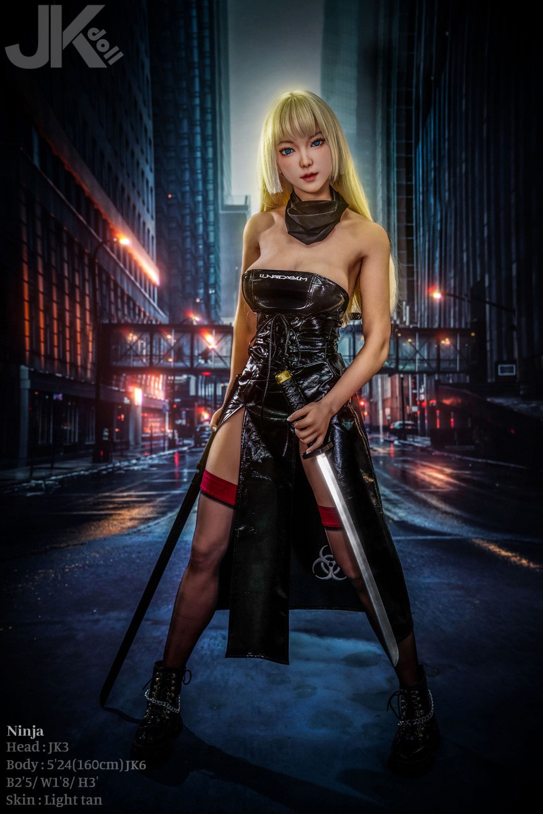 ninja muñeca sexual (JK-Doll Copa D de 160 cm JK3 TPE)