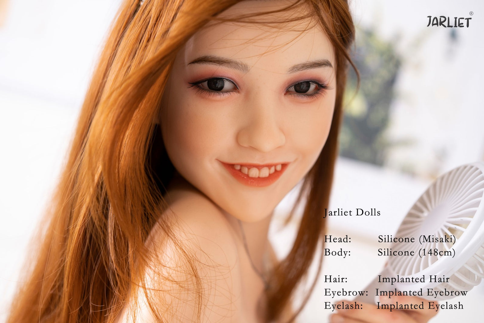 Boneca sexual Misaki (Jarliet Silicone para copo eletrônico de 148 cm)