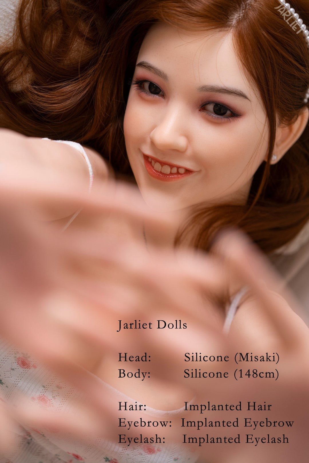 Misaki muñeca sexual (Jarliet Silicona de copa electrónica de 148 cm)