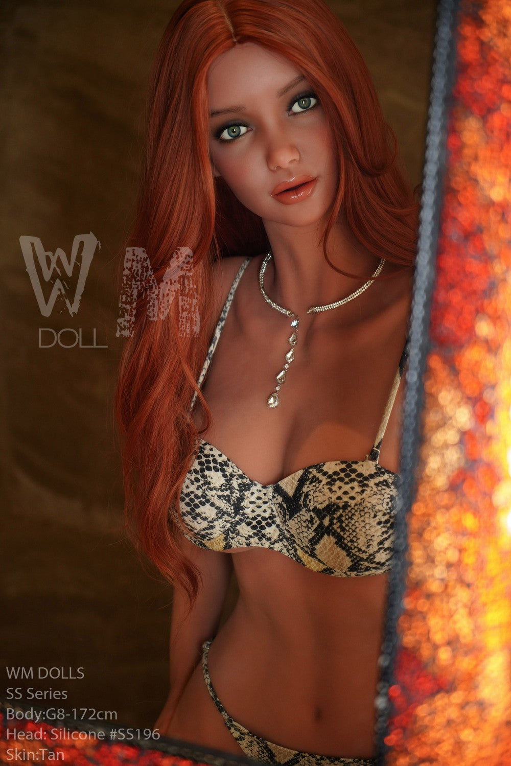 Boneca sexual Rebecka (WM-Doll Copo D de 172cm #SS196 TPE+Silicone)