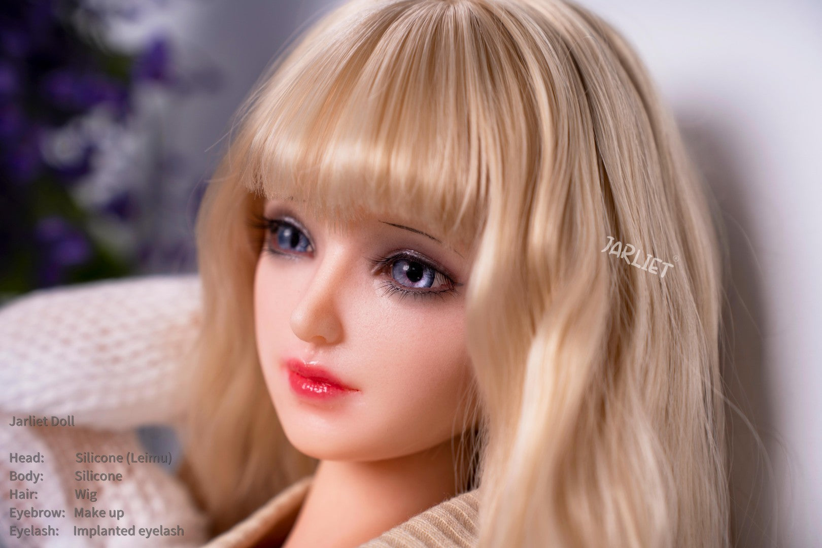 Boneca sexual de Leimu (Jarliet 60 cm de silicone e xícara)