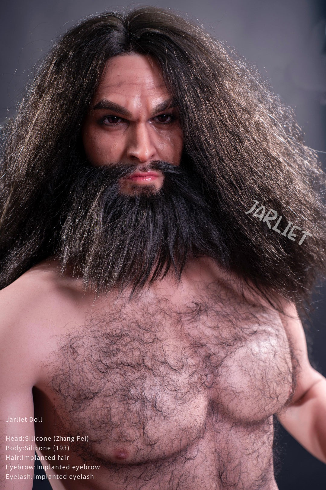 Male Sex doll Zhang Fei from Jarliet - 193 cm Realistic Doll with Muscular body