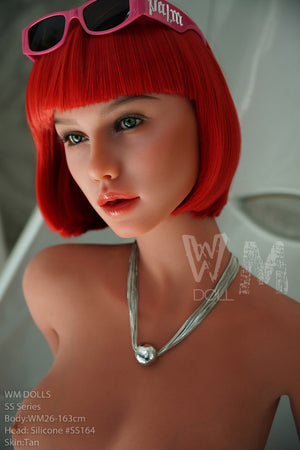 Boneca sexual de tess (WM-Doll 163cm D-KUPA #SS164 TPE+Silicone)