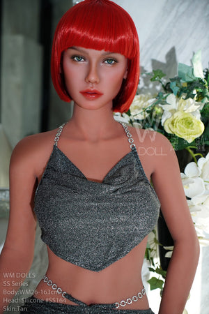 Boneca sexual de tess (WM-Doll 163cm D-KUPA #SS164 TPE+Silicone)