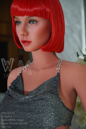 Boneca sexual de tess (WM-Doll 163cm D-KUPA #SS164 TPE+Silicone)