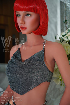 Boneca sexual de tess (WM-Doll 163cm D-KUPA #SS164 TPE+Silicone)