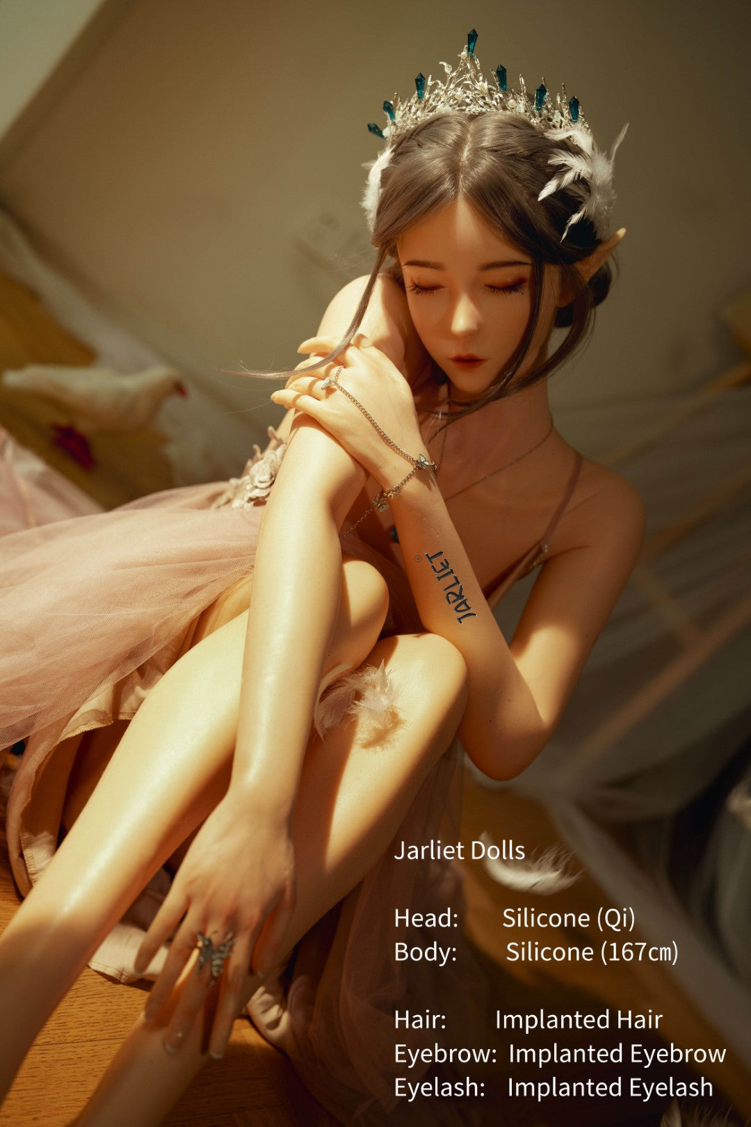 chi muñeca sexual (Jarliet 167 cm copa B de silicona)