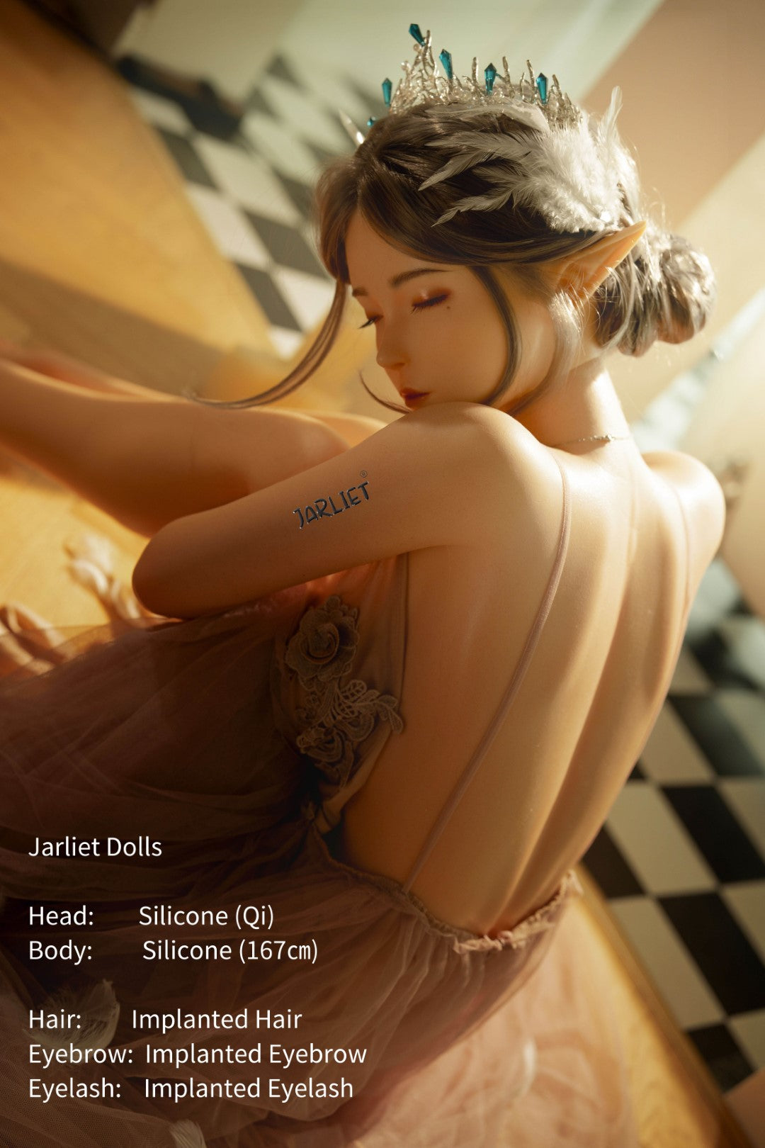 chi muñeca sexual (Jarliet 167 cm copa B de silicona)